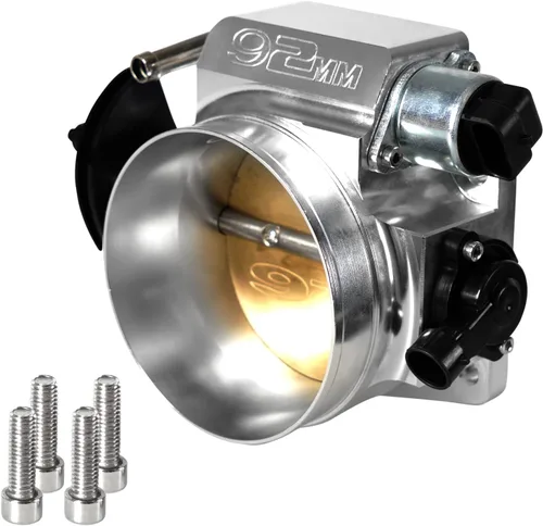 Vista 9 de Cuerpo del acelerador de 92 mm de 4 pernos para LS1 LS2 LS3 LS6 LS7 LSX accionamiento por cable con sensores de posición del acelerador TPS IAC