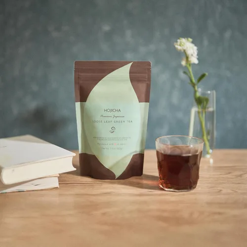 Vista 4 de Japanese Green Tea Co. Hojicha Té verde japonés tostado de hojas sueltas de Arahataen Farms - Té verde orgánico enriquecido con catequina con bajo