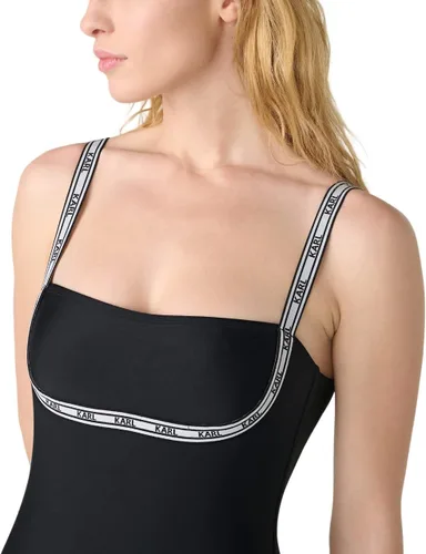Vista 2 de KARL LAGERFELD Women's Swim One Piece