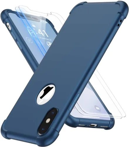 Vista 18 de ORETECH Funda para iPhone XR, con [2 x Protectores de Pantalla] [Prueba de Caídas de Grado Militar de 10 Pies] [Protección de Cámara] 360° A Prueba