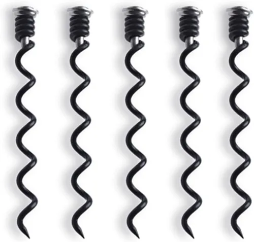 Vista 5 de Best 5 Pack - Sacacorchos de repuesto en espiral/gusano para abrelatas de vino KAYCROWN y BestUtensils