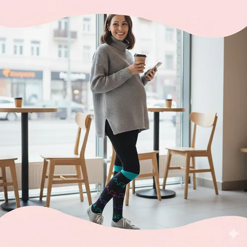 Vista 5 de Sooverki - Calcetines de compresión de cobre para circulación, para mujeres y hombres, 6 pares, para correr, atletismo, medicina, enfermería, viajes