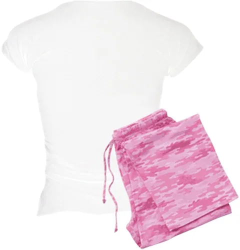Vista 2 de CafePress Pink French Bulldog - Pijama para mujer