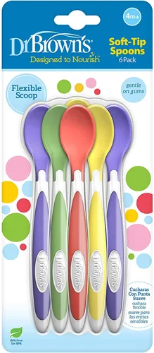 Vista 9 de Dr. Brown's Cucharas de alimentación para niños pequeños, paquete de 6, cuenco de succión antideslizante, paquete de 2 y Milestones™ Cheers360™ Taza