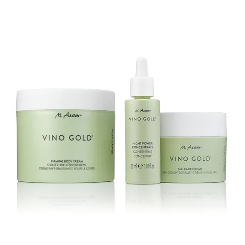 Vista 6 de M. Asam VINO GOLD Crema corporal reafirmante (16.9 fl oz): cuidado corporal antienvejecimiento para una piel suave, loción para mujeres con aloe