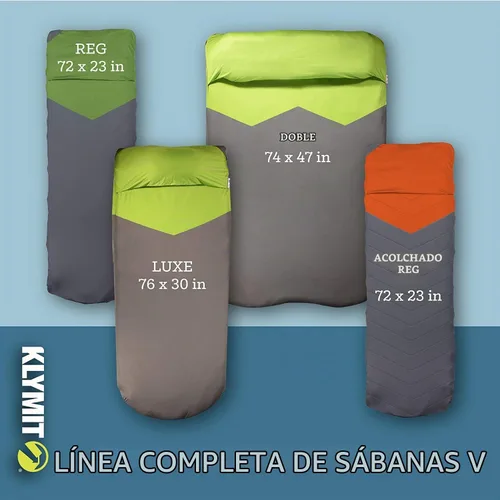 Vista 4 de Klymit - Sábana en V para tu colchoneta estática V (nueva)