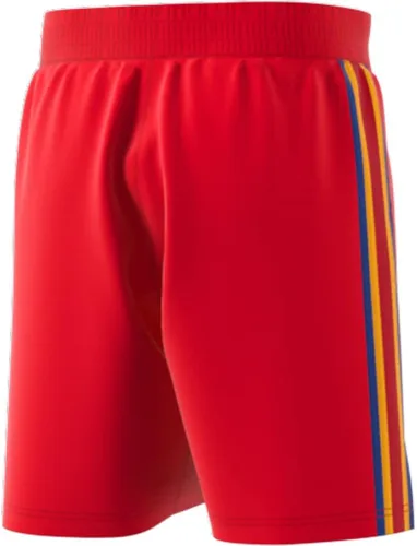 Vista 4 de adidas Pantalones cortos de baloncesto Eric Emanuel McDonald's para hombre, rojo