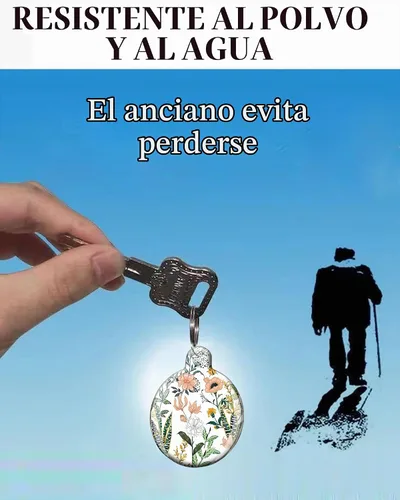Vista 3 de ANDRIU Funda compatible con Air Tag, funda protectora con soporte para llavero de bucle, resistente a los arañazos para cartera, equipaje, perro