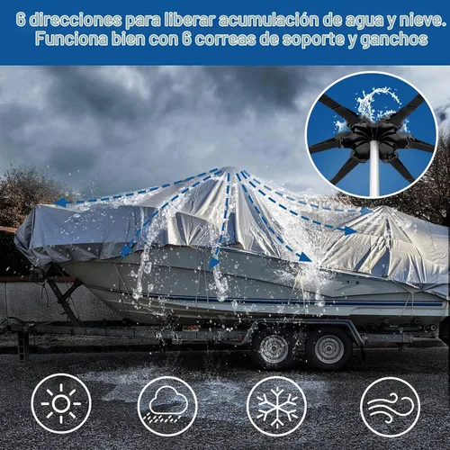 Vista 2 de Affordura - Poste de soporte para cubierta de barco extra alto con base de trípode de metal y parte superior hexagonal, postes ajustables de 27-71