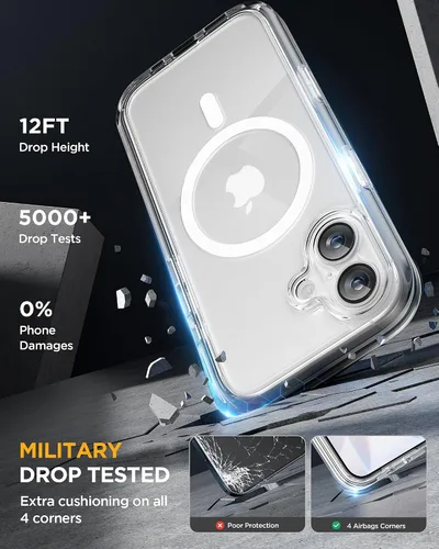 Vista 104 de Miracase Serie de vidrio para iPhone 11 de 6.1 pulgadas, funda protectora de cuerpo completo resistente mejorada con protector de pantalla de vidrio