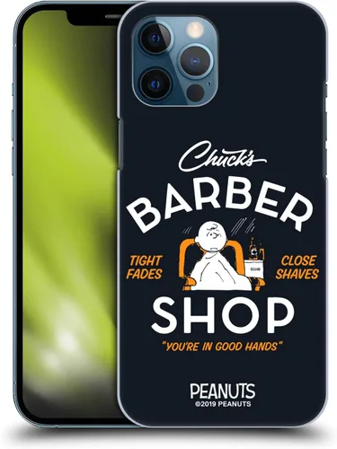 Vista 24 de Head Case Designs Carcasa rígida con licencia oficial de Peanuts Charlie Brown Chuck Barber Shop compatible con Apple iPhone 7/8/SE 2020 y 2022