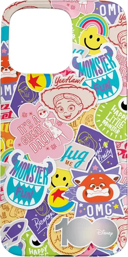 Vista 28 de Funda para iPhone 16 Disney 100 Pixar Happy Faces and Happy Stickers D100