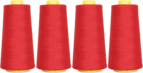 Vista 78 de Threadart Hilo Serger - Costura Poliéster - 2750 Yard Cono 40/2 - Aguamarina Polyester serger thread for overlock sewing, seams and garment