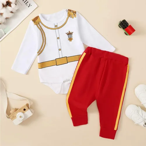 Vista 3 de Singcoco Disfraz de Haloween para bebé niño recién nacido, uniforme con sombrero