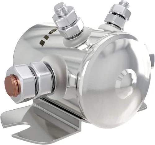 Vista 9 de Newdeli Max 200A Trombetta - Relé solenoide continuo de 3 terminales, de alta resistencia, para cabestrante marino 24106 SPST Solenoide 12VDC