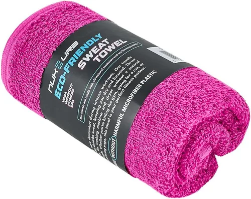Vista 12 de NUKURA Toalla de sudor de gimnasio de 12 x 40 pulgadas, 450 GSM para entrenamiento al aire libre, correr, yoga, pickleball, padel, alta absorción