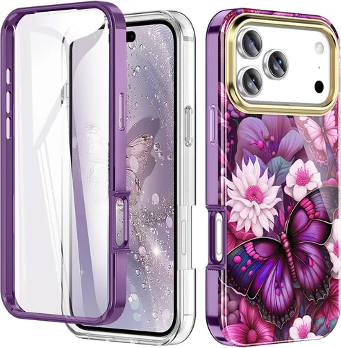 Vista 57 de Funda bonita de mármol para iPhone 13 Pro de 6.1 pulgadas, con protector de pantalla incorporado, ligera y elegante, de TPU, para cuerpo completo, a