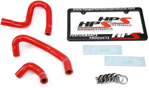 Vista 2 de HPS 57-1797-BLK Kit de manguera de calentador de silicona negra refrigerante