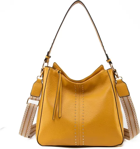 Vista 21 de Montana West - Bolsas hobo medianas para mujer, con asa superior, bandolera, bolso cruzado, bolsa de mano tipo cubo