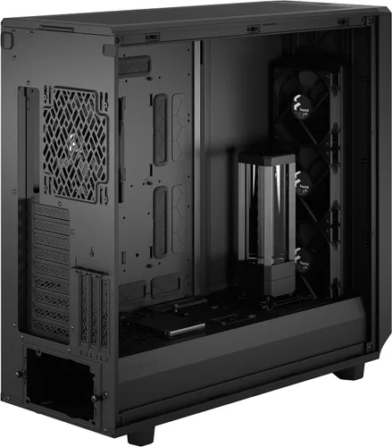Vista 11 de Fractal Design Meshify 2 XL Negro ATX Flexible Luz Tintado de Cristal Templado Ventana Full Tower Computadora Luz TG negra