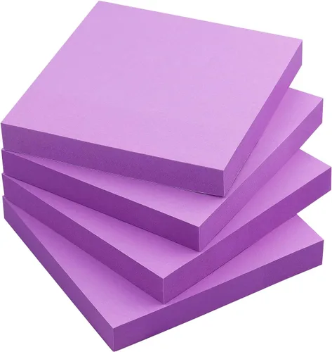 Vista 11 de Notas adhesivas 3x3 Notas autoadhesivas Colores brillantes Notas adhesivas 4 blocs 90 hojas/bloc (negro) Fuerte adhesivo autoadhesivo, se adhiere