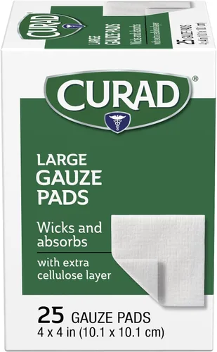 Vista 3 de Curad Pro-Gauze - Almohadillas estériles de 4 x 4 pulgadas, 25 unidades (el embalaje puede variar)