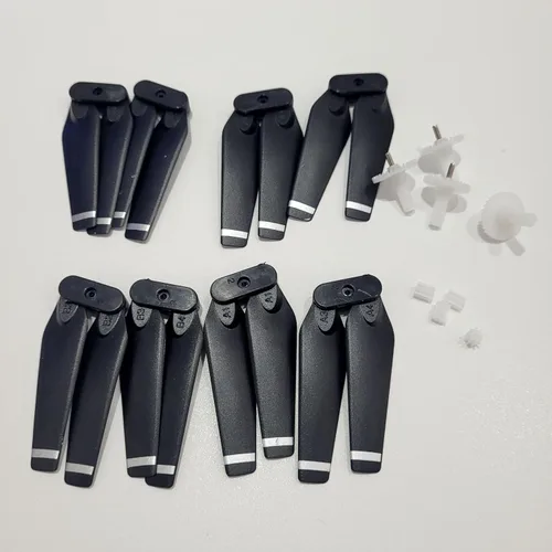 Vista 14 de for E99 PRO 2 Mini Drone for Motor Arm Shell/Propeller Protective Frame Gears Blade Clip for DIY(12PCS Blade Guard)