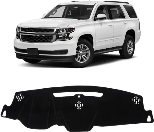 Vista 19 de KUST Funda negra para salpicadero compatible con Tesla Modelo Y Modelo 3 2017-2023, accesorios para el modelo Y Modelo 3, tapete antideslizante