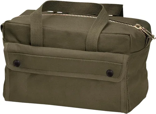 Vista 4 de Rothco Bolsa de herramientas mecánicas con cremallera de latón Negro