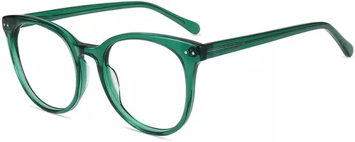 Vista 7 de Firmoo Blue Light Blocking Glasses for Women/Men, Round Fashion Retro Computer Anti Glare Anti Eyestrain Eyeglasses