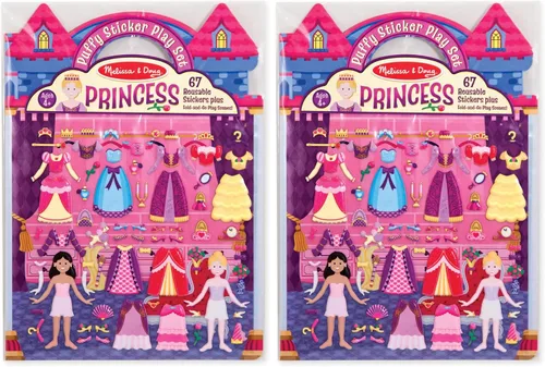 Vista 12 de Melissa & Doug Princesa Puffy, juego de adhesivos, Juego de calcomanías infladas - princesa, 1, Azul