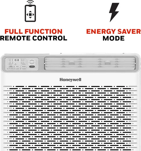 Vista 4 de Honeywell - Aire acondicionado de ventana digital de 10,000 BTU, control remoto, pantalla LED, 4 modos, Eco, cobertura de 450 pies cuadrados