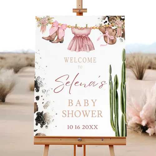 Vista 11 de Señal de bienvenida de Berry Sweet Baby Shower Fresa
