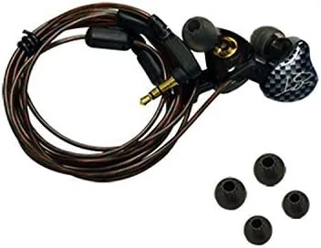 Vista 3 de Auriculares KZ ZST, dinámicos, híbridos, controlador dual en oídos