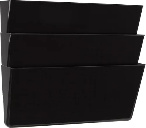 Vista 12 de Storex Archivadores de pared, tamaño legal, 16 x 10.55 x 4 pulgadas, transparentes, juego de 2 (70224A06C)