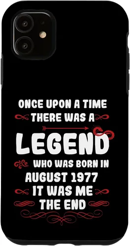 Vista 5 de iPhone 14 Érase una vez una leyenda. Agosto 1977 Cumpleaños Caso