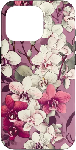 Vista 20 de Orchid Flowers Purple Pink Floral Case for iPhone 17