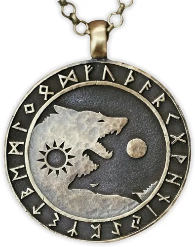 Vista 10 de Collar Yin Yang para hombre, joyería colgante de alta calidad de aspecto antiguo, regalos de Yin Yang, joyería vikinga para hombres
