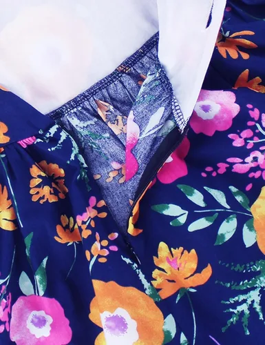 Vista 256 de Vestido de verano para niña, de algodón, con diseño floral