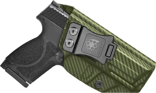 Vista 13 de Amberide IWB KYDEX Holster Fit Smith and Wesson M&P M2.0 9mm 40 4 and 4.25 Barrel No Red Dot Right Hand Concealed Carry Holster Adjustable Cant