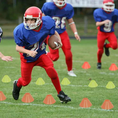 Vista 5 de Juego de 20 mini conos de disco de fútbol, marcadores de entrenamiento de fútbol PE para entrenamiento deportivo, fútbol, baloncesto, patinaje