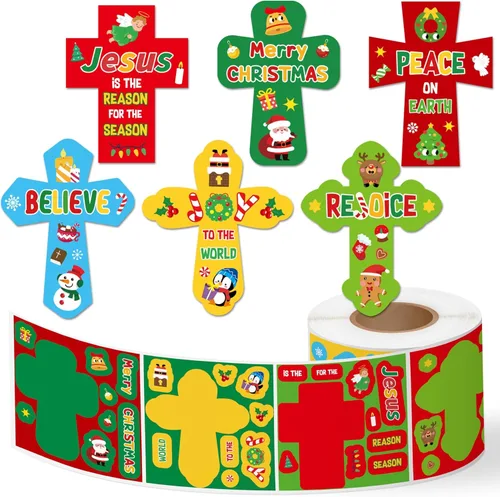 Vista 17 de Haooryx Fall Pumpkin Stickers Roll, 300 Pcs Make Your Own Halloween Pumpkin