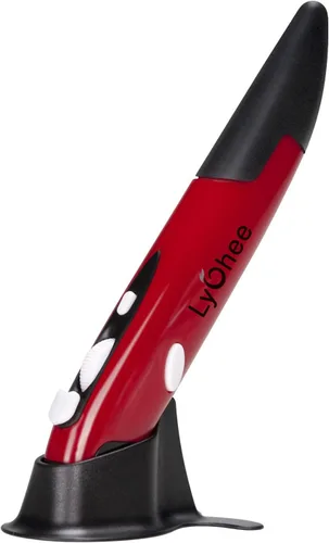 Vista 10 de lychee Ratón Óptico Inalámbrico de Bolsillo Tipo Pluma, Ratón Óptico Inalámbrico USB 2.4GHZ Tipo Pluma 800/1200/1600 DPI Ajustable Escritura a Mano