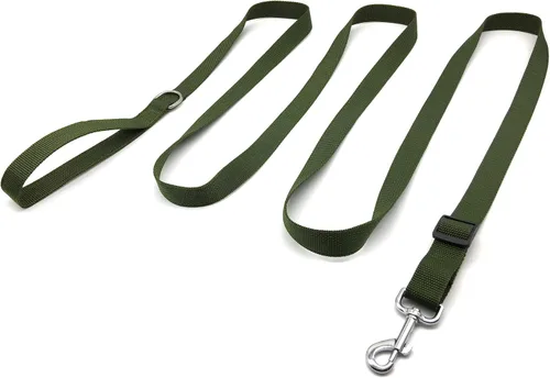 Vista 21 de TAIAN Correa ajustable de nailon para perro, correas de perro de 6 pies de largo para perros medianos y grandes