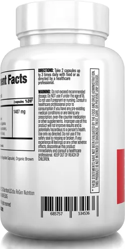 Vista 7 de Re+Gen Nutrition Lysine Rescue, suplemento de aminoácidos para una salud inmune más fuerte y síntesis de colágeno en mujeres y hombres, promueve