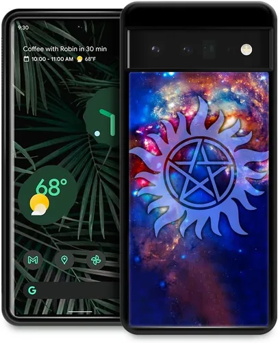 Vista 13 de CARLOCA Funda compatible con Google Pixel 4A, diseño de cosmos sobrenatural, ultra protección, a prueba de golpes, silicona suave, TPU