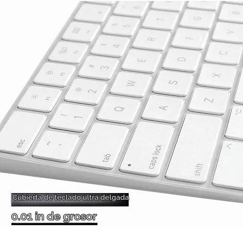 Vista 5 de Skin de teclado para teclado mágico A2520 con teclado numérico Teclado mágico 2021 con teclado numérico (Touch ID)