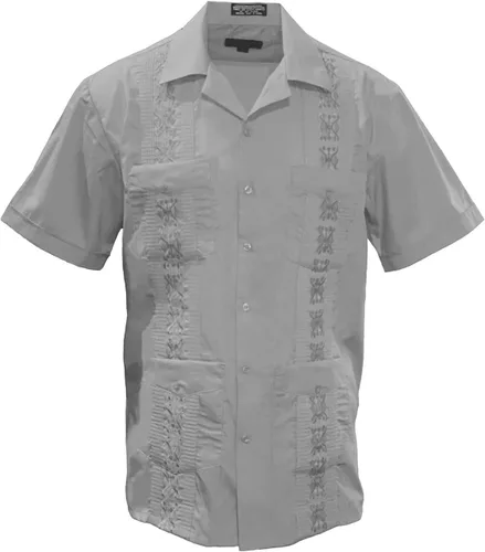 Vista 6 de Gravity Threads Camisa de verano Guayabera para hombre