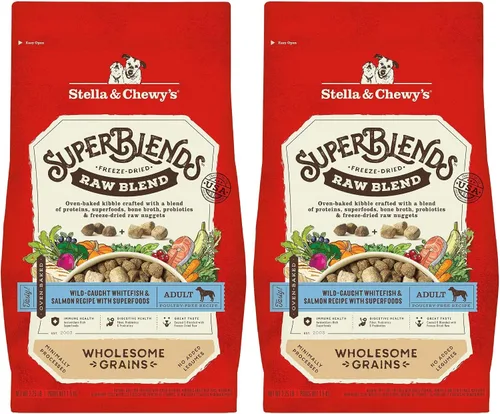 Vista 16 de Stella & Chewy's SuperBlends Raw Blend - Receta de carne de res alimentada con pasto, hígado de res y cordero con superalimentos, bolsa de 3.25