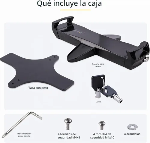 Vista 6 de StarTech VESA Mount Adapter hasta 4.4lb/2kg (Tablet-VESA-Adapter)
